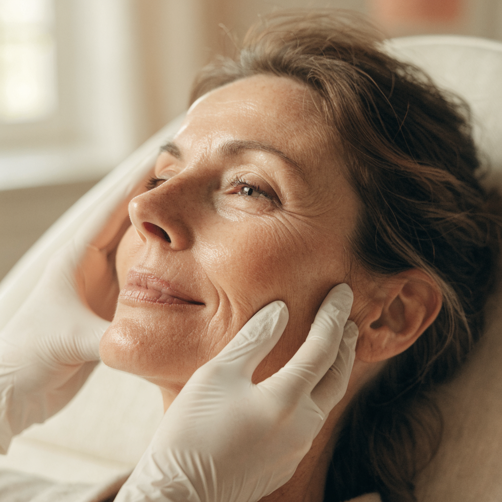 Gentle medical aesthetics facial consultation