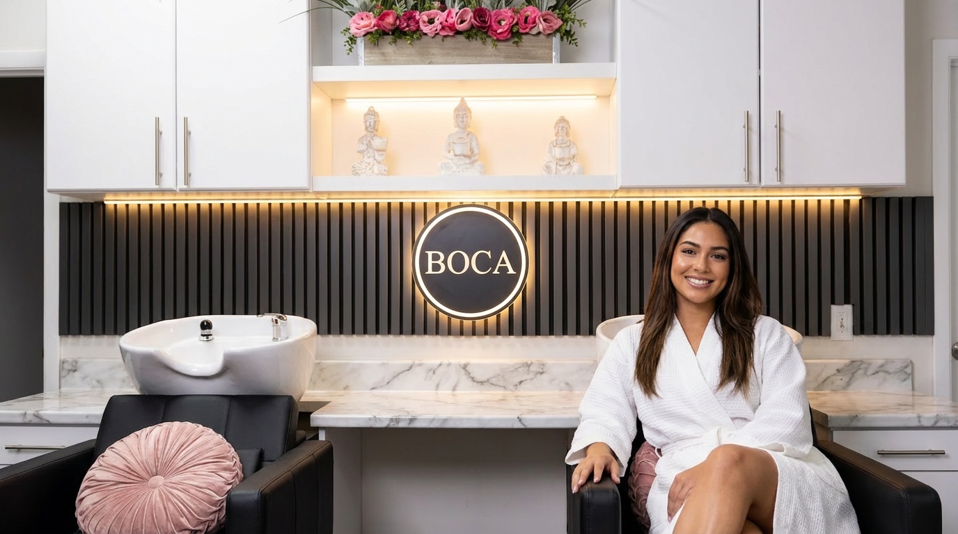 Woman receiving Xeomin® injection in Boca Raton — Boca Beauty Salon & MD